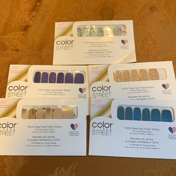 Pack of 5 brand new COLOR STREET 100% nail polish strips - Picture 3 of 14